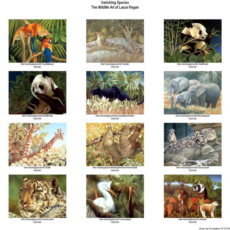 Consigliere Scan: Vanishing Species (Wallpaper) Index 001; DISPLAY FULL IMAGE.
