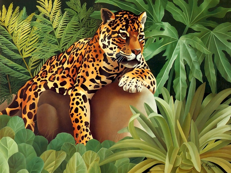 Consigliere Scan: Vanishing Species (Wallpaper) 017 Jaguar; DISPLAY FULL IMAGE.