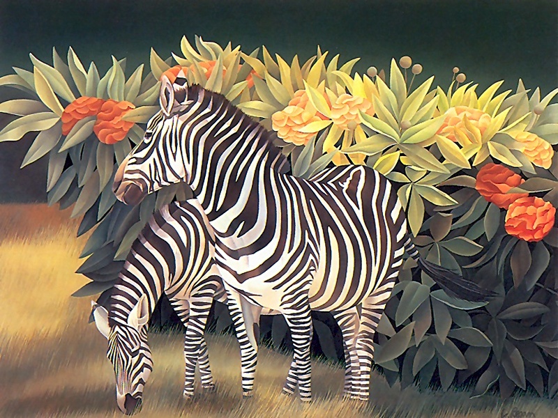 Consigliere Scan: Vanishing Species (Wallpaper) 033 Mountain Zebra; DISPLAY FULL IMAGE.