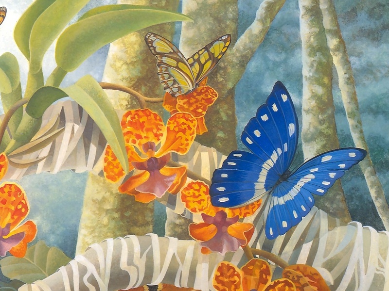 Consigliere Scan: Vanishing Species (Wallpaper) 039 Butterfly; DISPLAY FULL IMAGE.