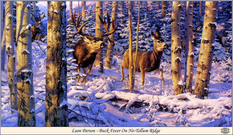 Scanworld 4th Anniversary: Leon Parson - Buck Fever on No-Tellum Ridge; DISPLAY FULL IMAGE.