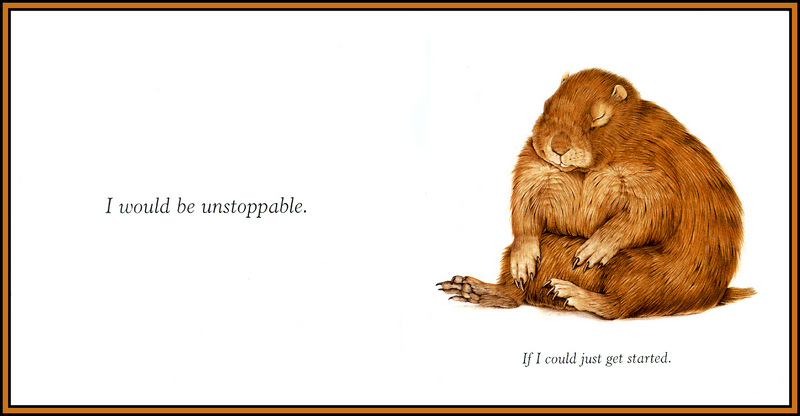 [D50 Scan] Jane Seabrook 'Furry Logic' - Unstoppable (Marmot); DISPLAY FULL IMAGE.
