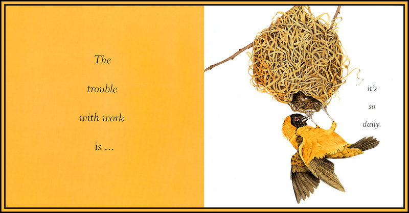 [D50 Scan] Jane Seabrook 'Furry Logic' - Trouble With Work (Weaver); DISPLAY FULL IMAGE.