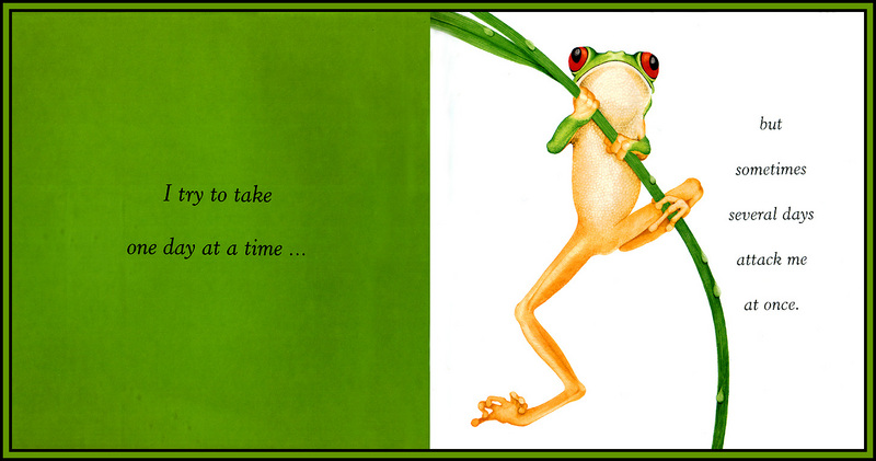 [D50 Scan] Jane Seabrook 'Furry Logic' - One Day At A Time (Treefrog); DISPLAY FULL IMAGE.