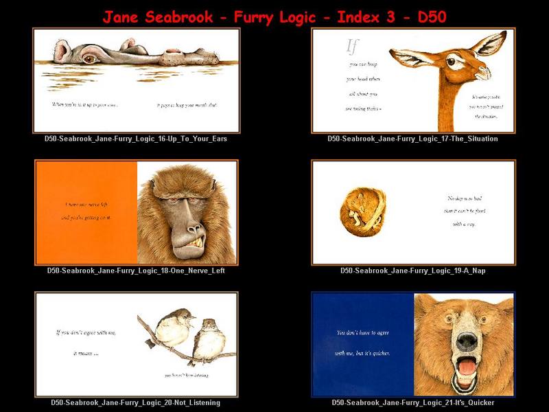 [D50 Scan] Jane Seabrook 'Furry Logic' - Index 003; DISPLAY FULL IMAGE.