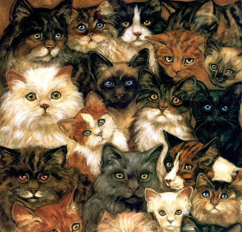 [Animal Awareness 1999 Calendar] March (Cats); DISPLAY FULL IMAGE.