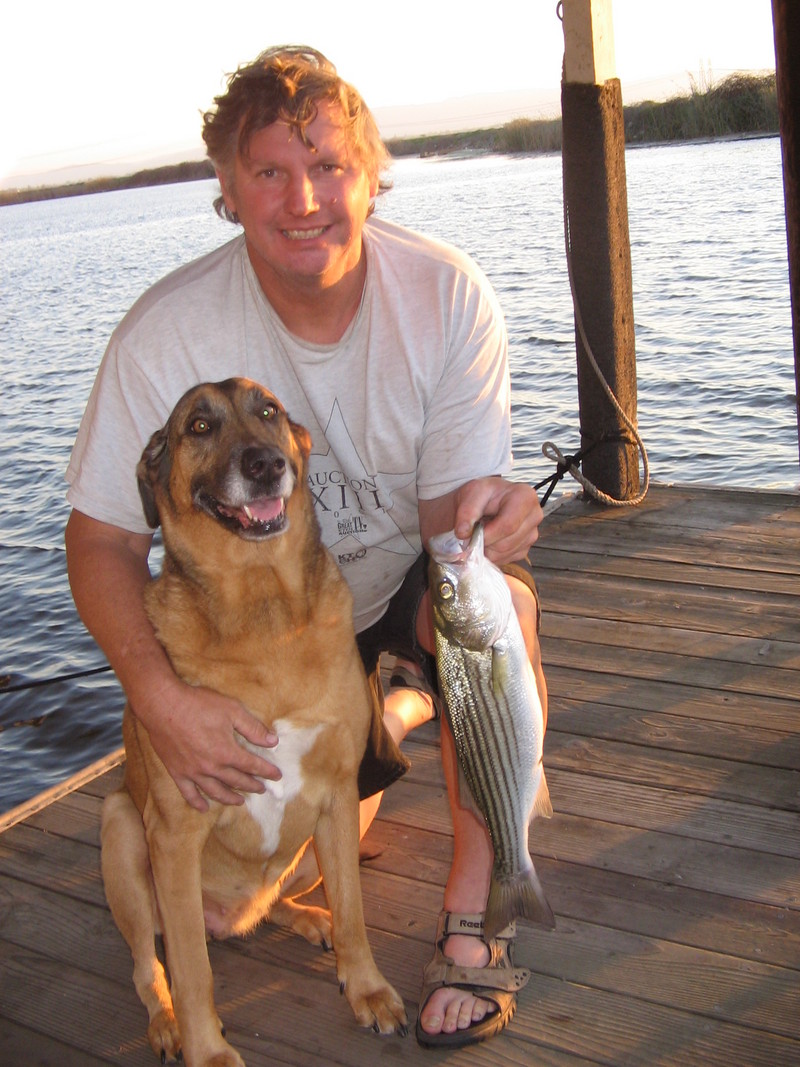 Dog Fishing!; DISPLAY FULL IMAGE.