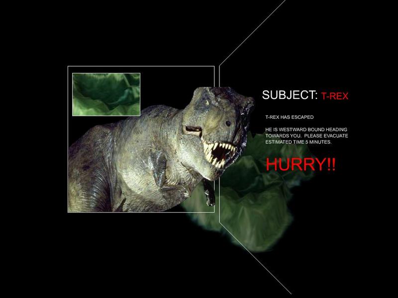 JP Computer - Subject:T-Rex; DISPLAY FULL IMAGE.