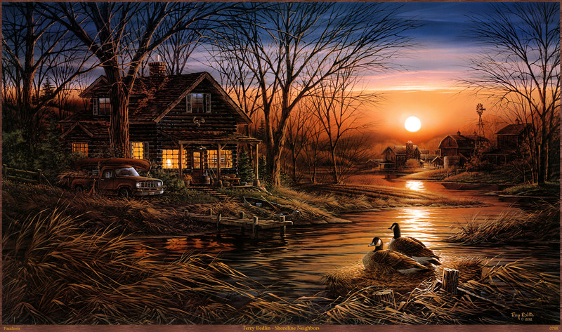 Panthera_0788_Terry_Redlin_Shoreline_Neighbors; DISPLAY FULL IMAGE.