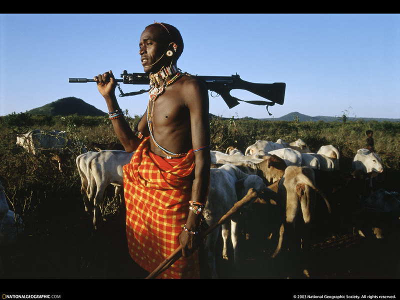 [National Geographic Wallpaper] Ariaal Cattle (아프리카의 목축); DISPLAY FULL IMAGE.