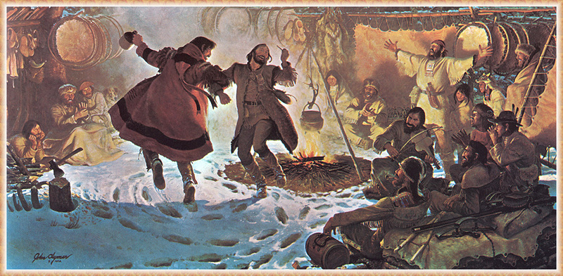 [zFox SWD Scan] The Western Paintings of John Clymer 012 Alouette; DISPLAY FULL IMAGE.