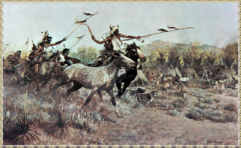 [zFox SWD Scan] The Western Paintings of John Clymer 016 Victory Ride; DISPLAY FULL IMAGE.