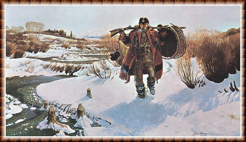 [zFox SWD Scan] The Western Paintings of John Clymer 048 Beaver Flats, 1974; DISPLAY FULL IMAGE.