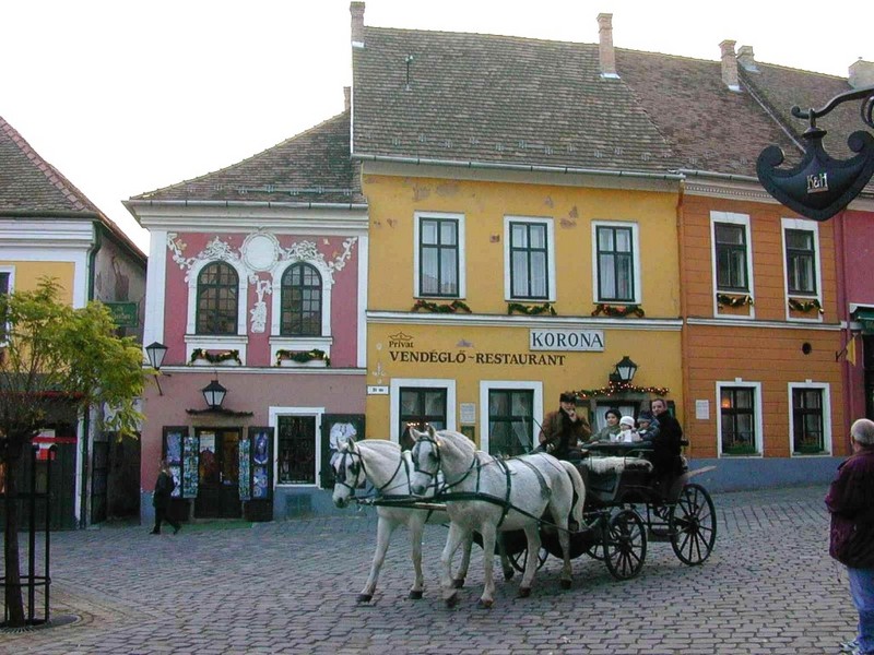 [DOT CD02] Hungary - Szentendre - Horse Wagon; DISPLAY FULL IMAGE.