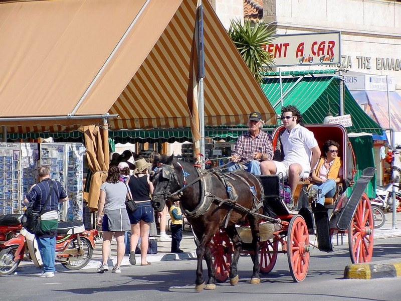 [DOT CD04] Greece - Saronic Gulf - Aegina - Horse; DISPLAY FULL IMAGE.