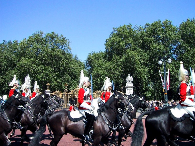 [DOT CD04] United Kingdom - London Royal Guards - Horses; DISPLAY FULL IMAGE.