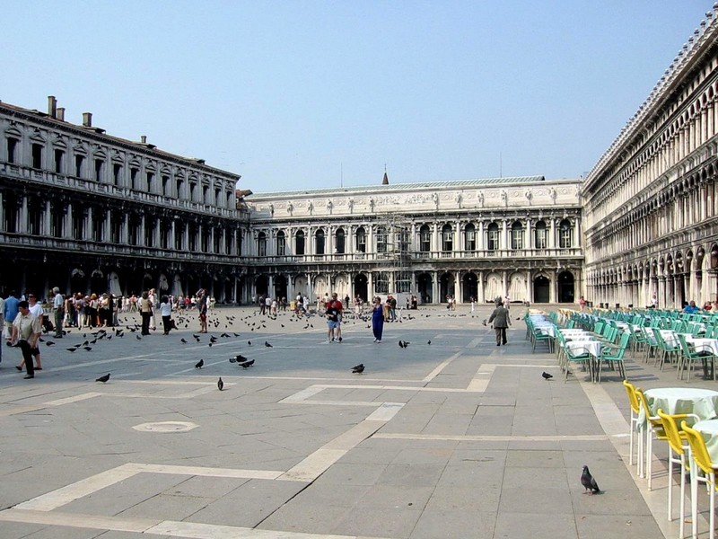 [DOT CD06] Italy Venice - Pigeons; DISPLAY FULL IMAGE.