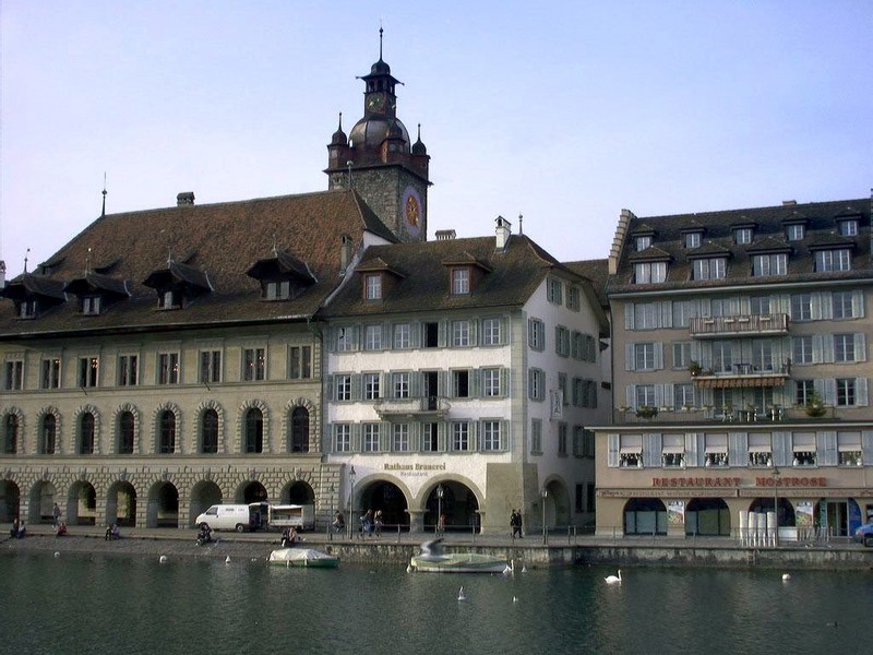 [DOT CD09] Switzerland Lucerne - Swans; DISPLAY FULL IMAGE.