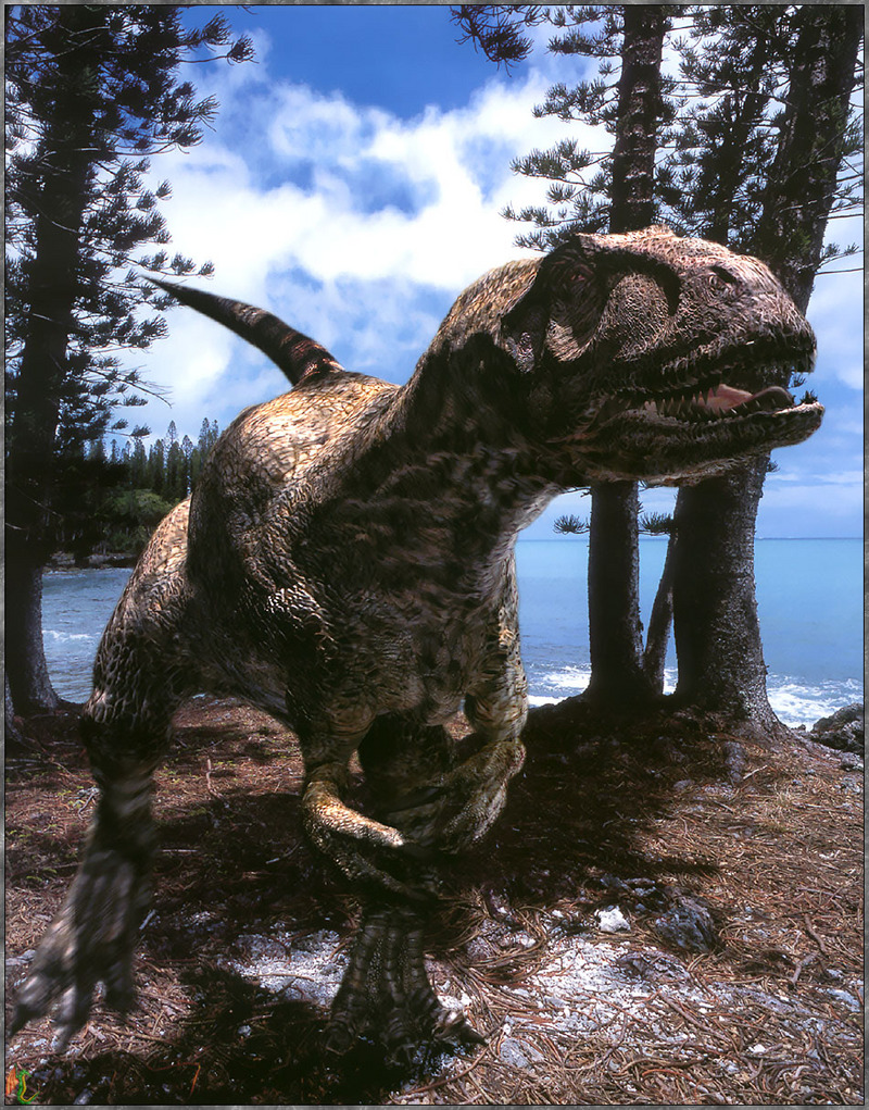 [Fafnir Scan - Walking with Dinosaurs] Eustreptospondylus; DISPLAY FULL IMAGE.