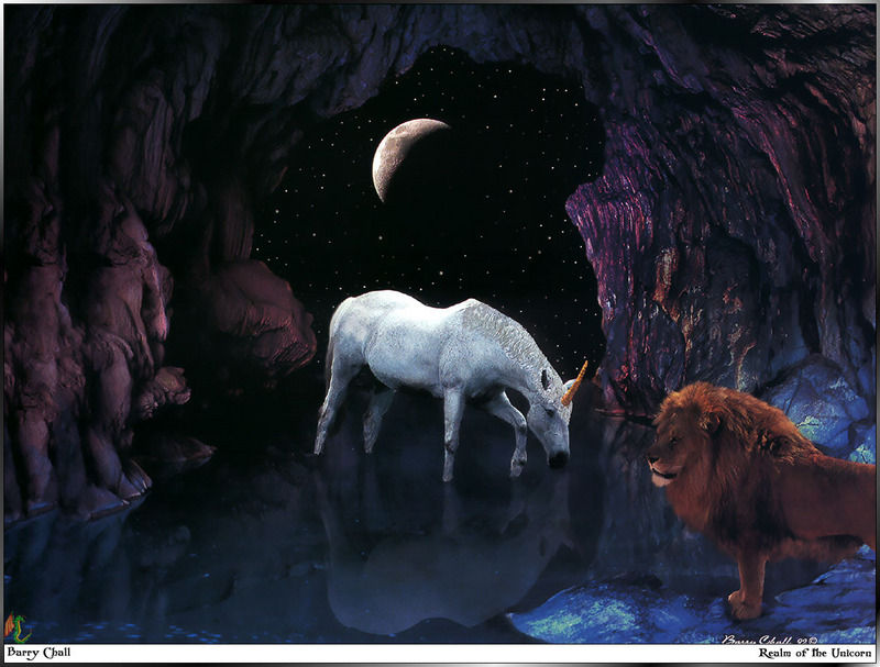 [Fafnir Scan - Barry Chall] 'Animal Sprit' - 1996 Calendar - Realm-of-the-Unicorn; DISPLAY FULL IMAGE.