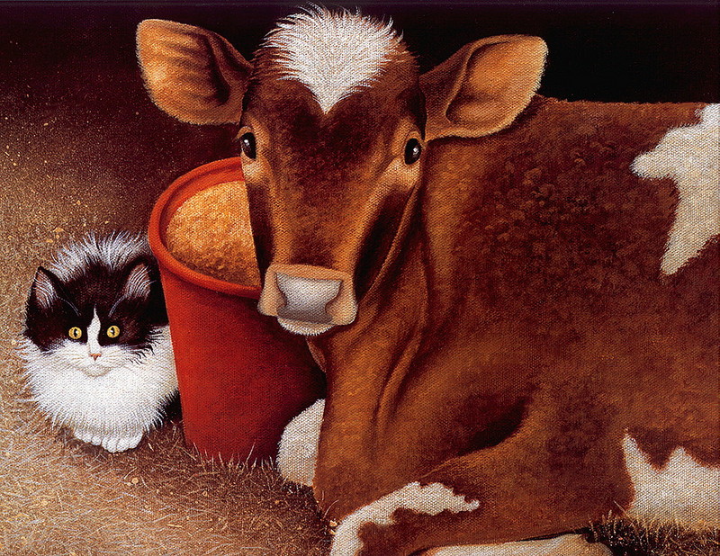 [Lowell Herrero] Cat & Cow; DISPLAY FULL IMAGE.