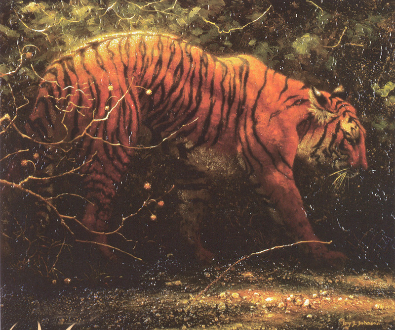 [FlowerChild scans] Painted by Jay Johnson, Tiger Walk; DISPLAY FULL IMAGE.