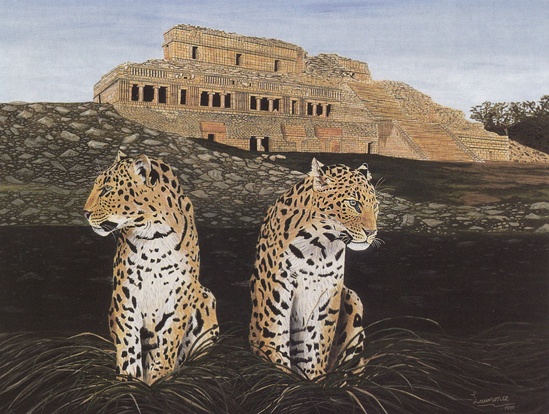[FlowerChild scans] (Big Cats) Painted by Lawrence, Present Day Rulers; DISPLAY FULL IMAGE.