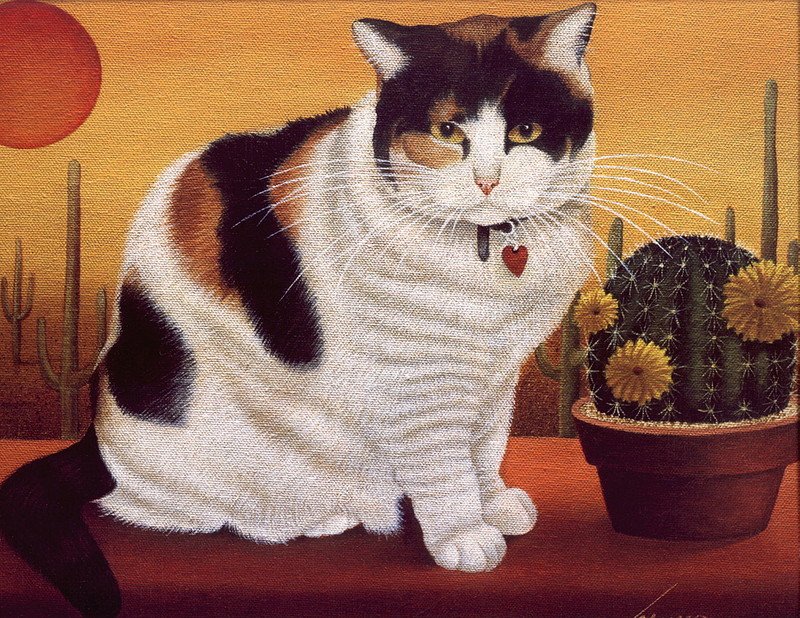 [LRS Art Medley] Lowell Herrero, Cats (Aug, 1995); DISPLAY FULL IMAGE.