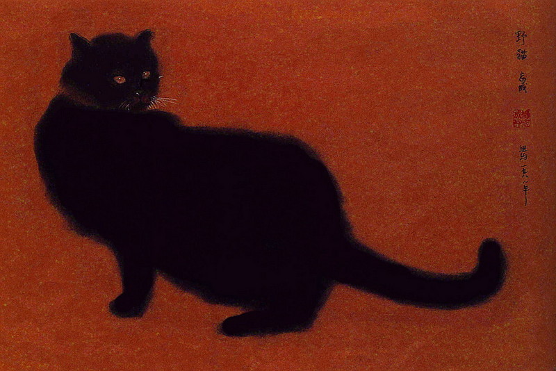 [LRS Art Medley] Black Cat; DISPLAY FULL IMAGE.