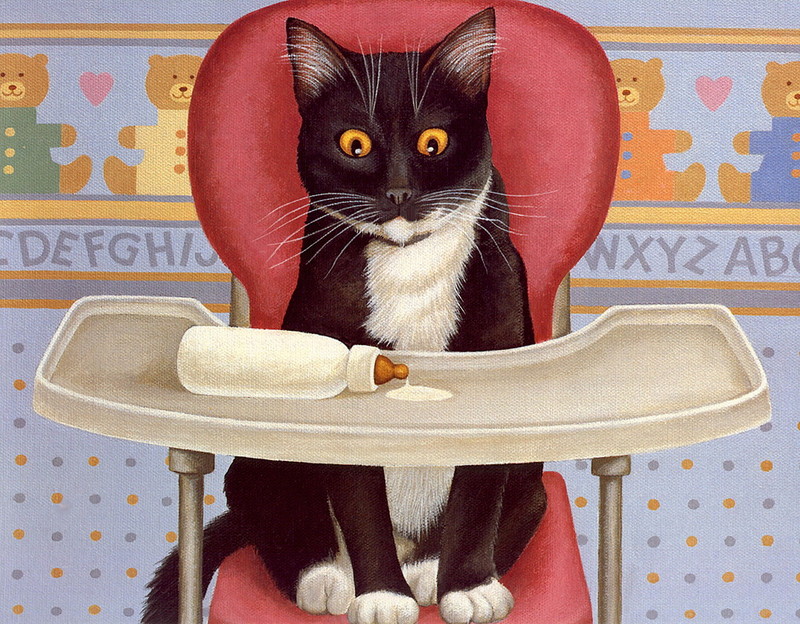 [LRS Art Medley] Lowell Herrero, Cats; DISPLAY FULL IMAGE.