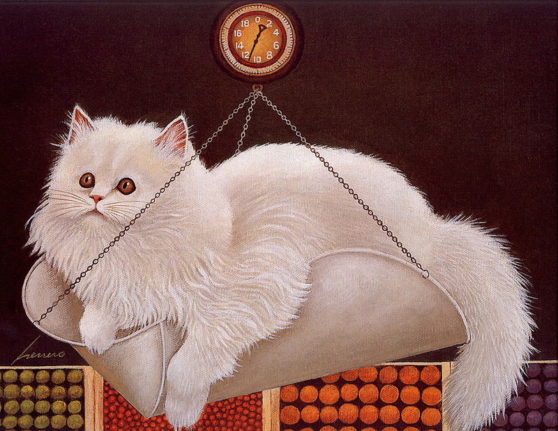 [LRS Art Medley] Lowell Herrero, Cats; DISPLAY FULL IMAGE.