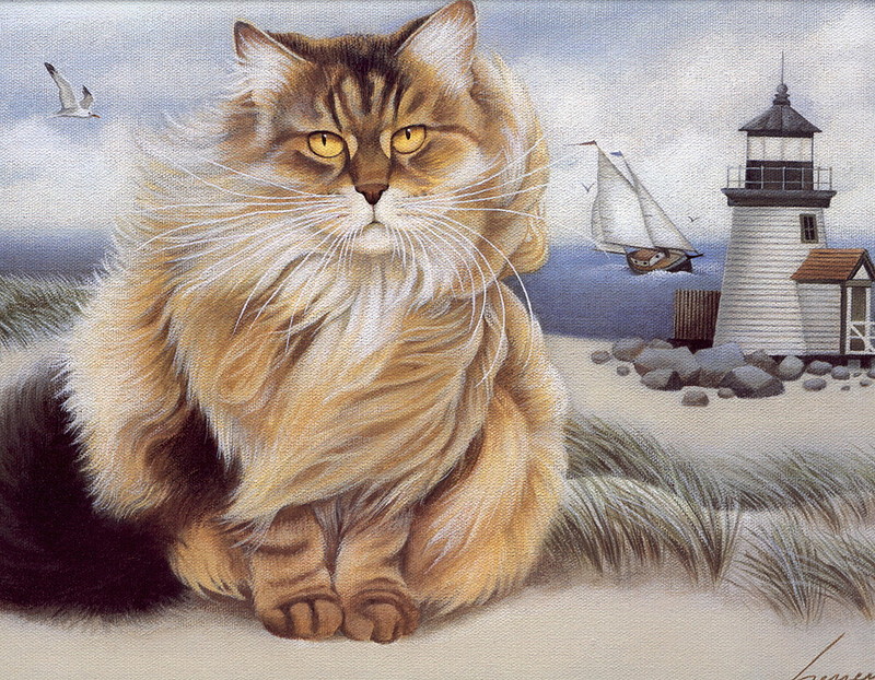 [LRS Art Medley] Lowell Herrero, Cats; DISPLAY FULL IMAGE.