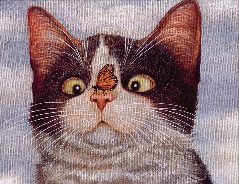 [LRS Art Medley] Lowell Herrero, Cats; DISPLAY FULL IMAGE.