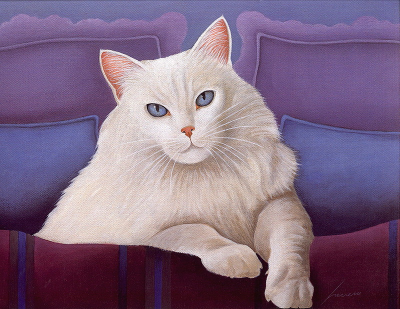 [LRS Art Medley] Lowell Herrero, Cats; DISPLAY FULL IMAGE.