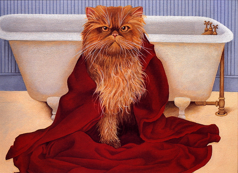 [LRS Art Medley] Lowell Herrero, Cats; DISPLAY FULL IMAGE.