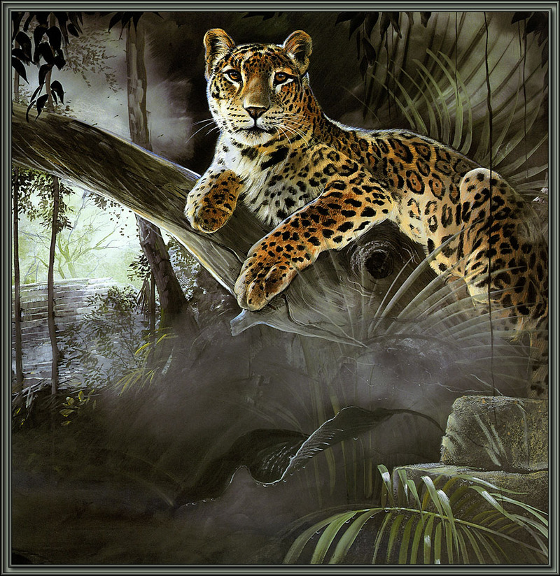 Paintings of Big Cats 2001 Calendar; DISPLAY FULL IMAGE.