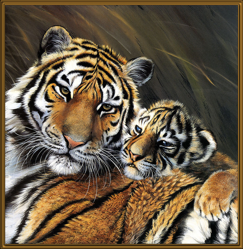 Paintings of Big Cats 2001 Calendar; DISPLAY FULL IMAGE.