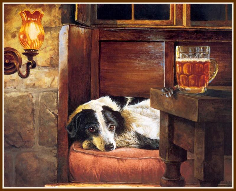 [Animal Art - Bonnie Marris] Where Best Friends Are Welcome; DISPLAY FULL IMAGE.