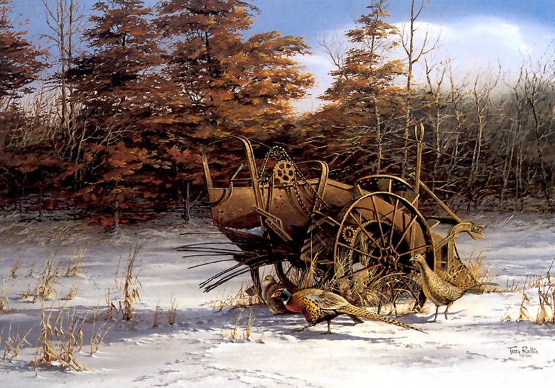 [Consigliere S4 - The Art of Terry Redlin] Rusty Refuge I; DISPLAY FULL IMAGE.