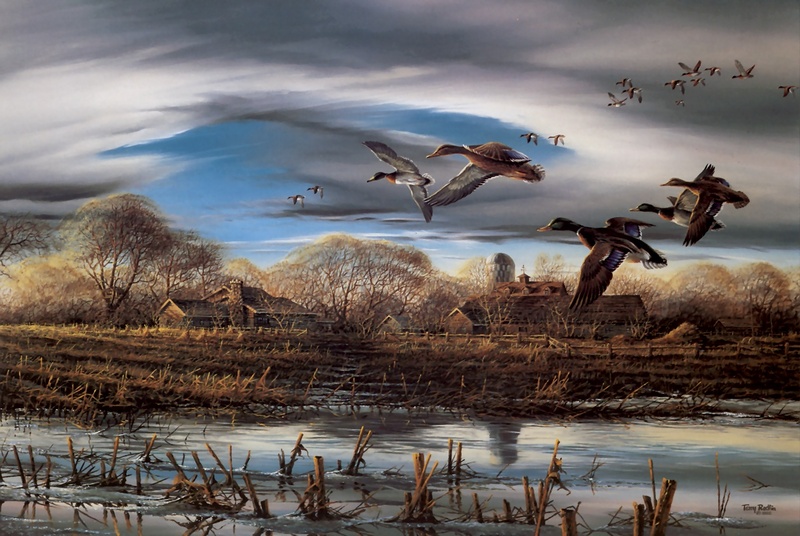 [Consigliere S4 - The Art of Terry Redlin] Spring Thaw; DISPLAY FULL IMAGE.