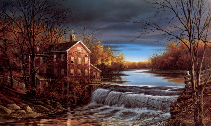 [Consigliere S4 - The Art of Terry Redlin] Autumn Afternoon; DISPLAY FULL IMAGE.