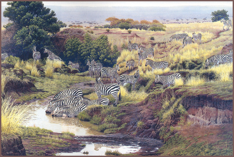 [LRS Animals In Art] lrsAA060 Agnew Al - You can Lead a Zebra; DISPLAY FULL IMAGE.