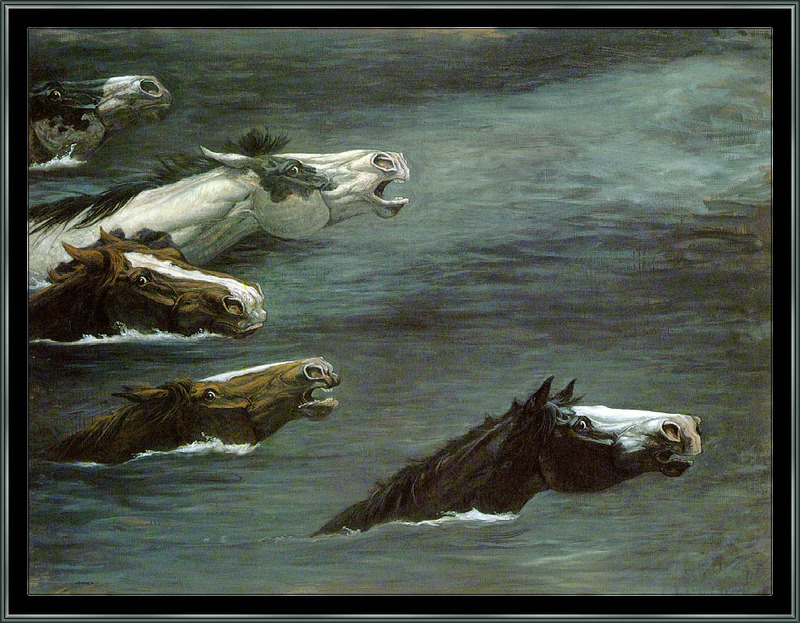 Bismuth Henry - The Crossing (horses); DISPLAY FULL IMAGE.