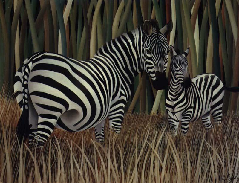 [Animal Art] Zebras {!-- 얼룩말 -->; DISPLAY FULL IMAGE.