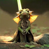 Yoda the frilled lizard with light sword by midjourney.jpg