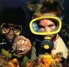 [Underwater Scuba Diving] Lady & Weird Fish