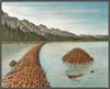 [Animal Art - Kitchen Bert] American Beaver dam (Castor canadensis)