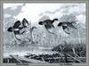 [Animal Art - Lee LeBlane] Wood Duck flock (Aix sponsa)