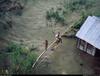 [B14 SLR: Yann Arthus-Bertrand] Flooded dwellings south of Dhaka