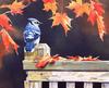 [EndLiss scans - Wildlife Art] Susan Bourdet - Autumn Splendor (Blue Jay)